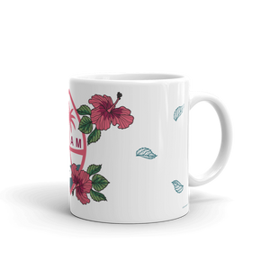 Mug, 11 oz, Flora (Hibiscus)